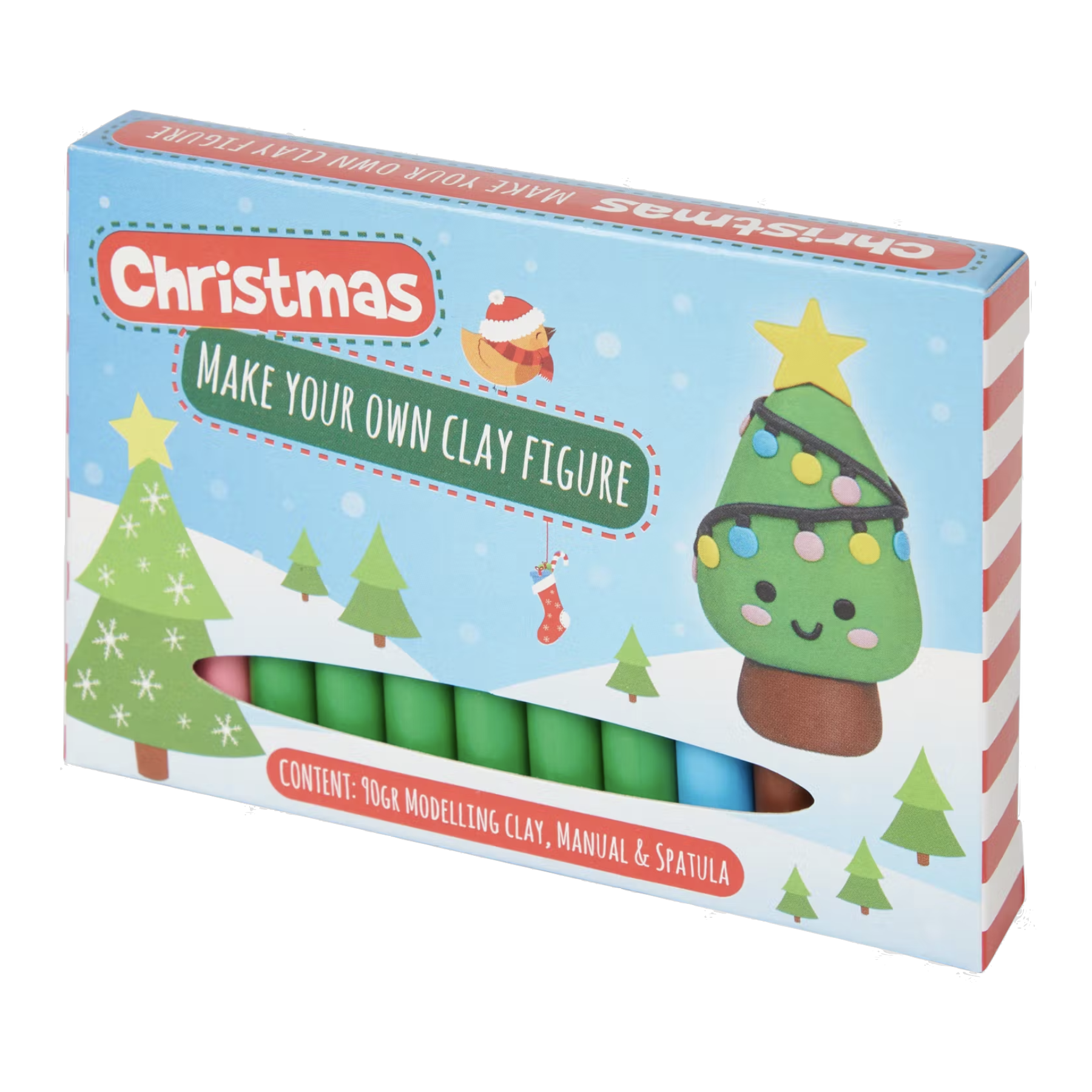 DIY Clay Christmas Tree Hanging Decoration Kit - Vue 4