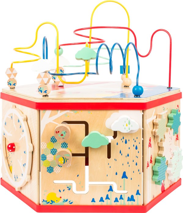 Deluxe XL Multi-Activity Cube & Sensory Motor Station - Vue 4