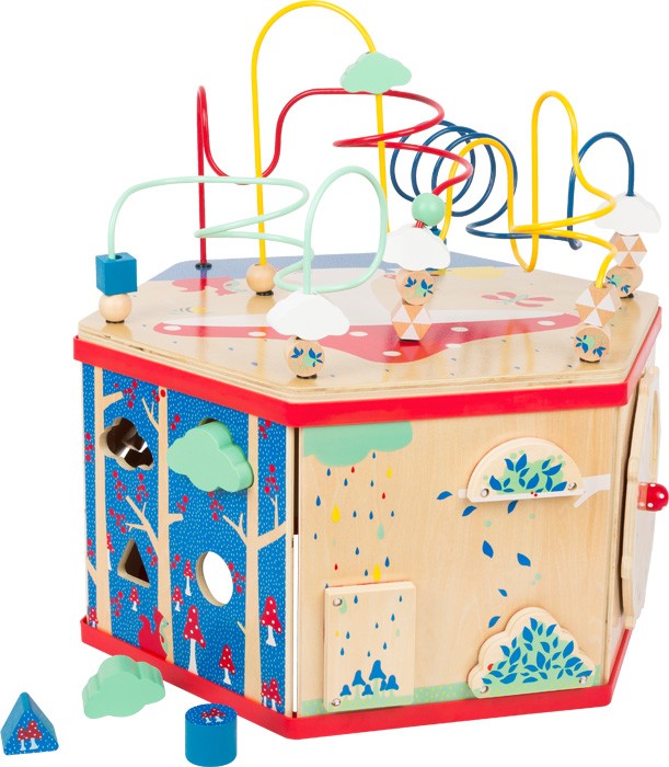Deluxe XL Multi-Activity Cube & Sensory Motor Station - Vue 13