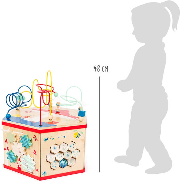 Deluxe XL Multi-Activity Cube & Sensory Motor Station - Vue 16