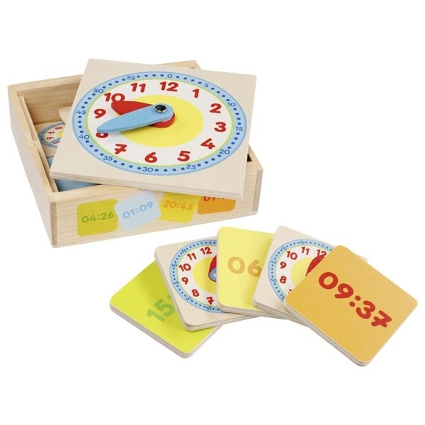 Montessori Wooden Time-Telling Learning Clock Box Set