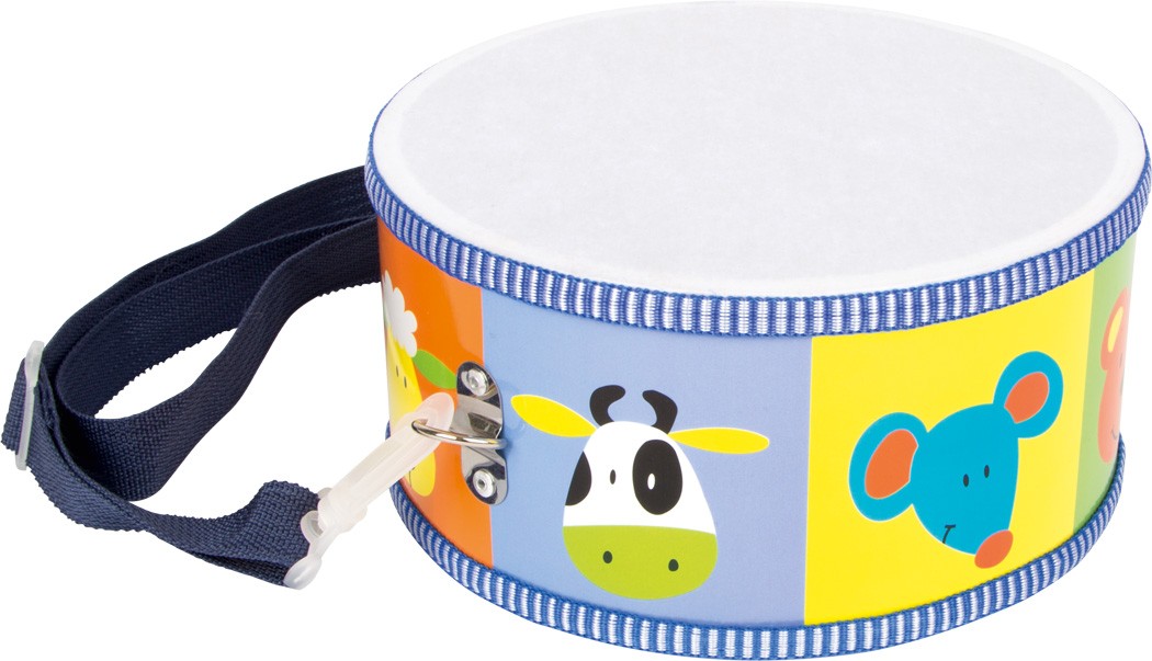 Wooden Toy Drum & Drumsticks - First Musical Percussion - Vue 5