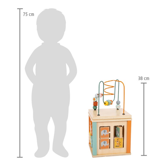 Safari Adventures Multi-Activity Play Cube - Vue 8