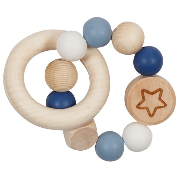 Blue Star Teething Ring - Vue 2