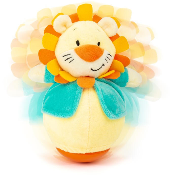Lion Roly-Poly Wobbler Soft Cuddly Toy - Vue 4