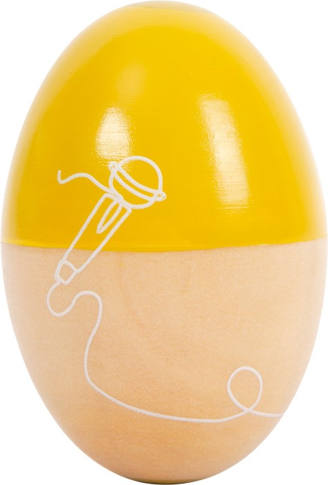 Montessori Wooden Sound Shaker Egg - White Note - Vue 10