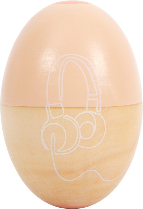 Montessori Wooden Sound Shaker Egg - White Note - Vue 12