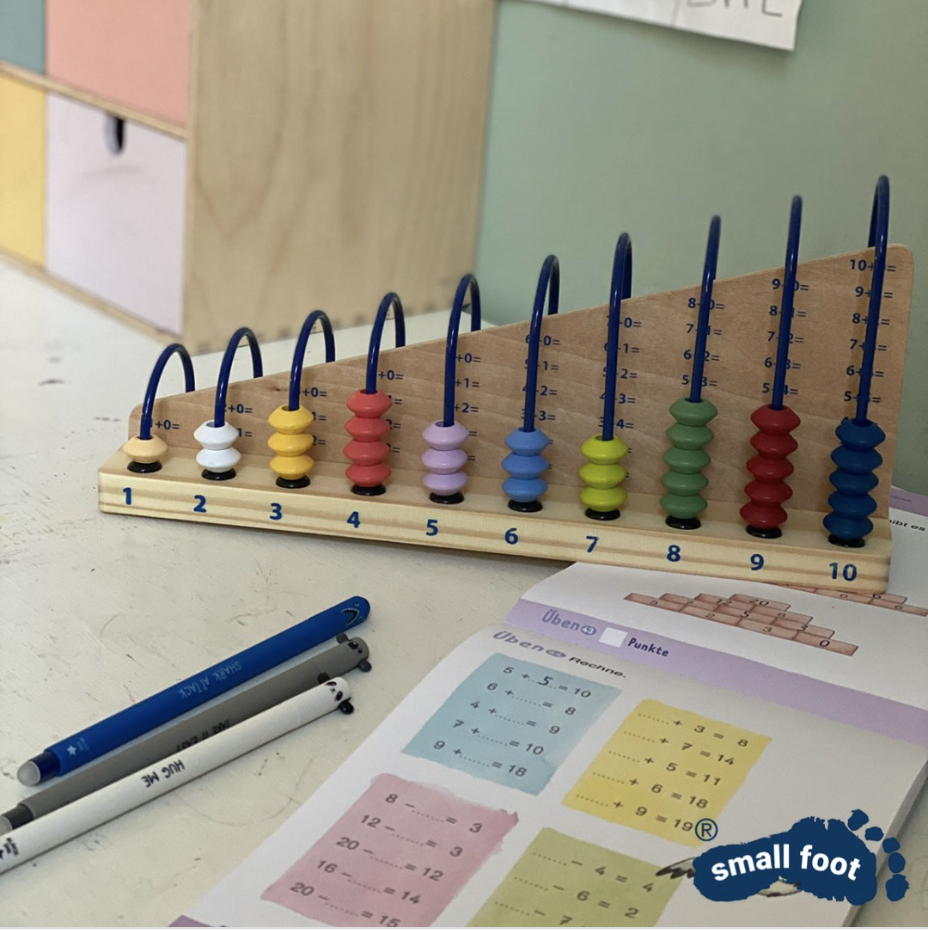 Wooden Horizontal Abacus - Addition & Subtraction - Vue 3