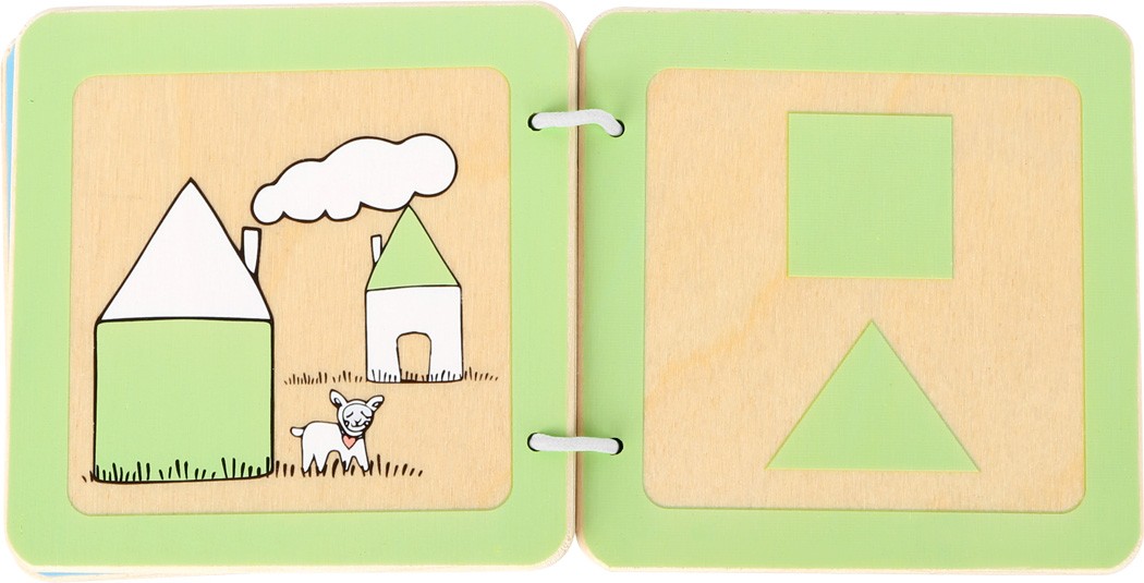 Livre bois bebe - Les formes - Vue 3