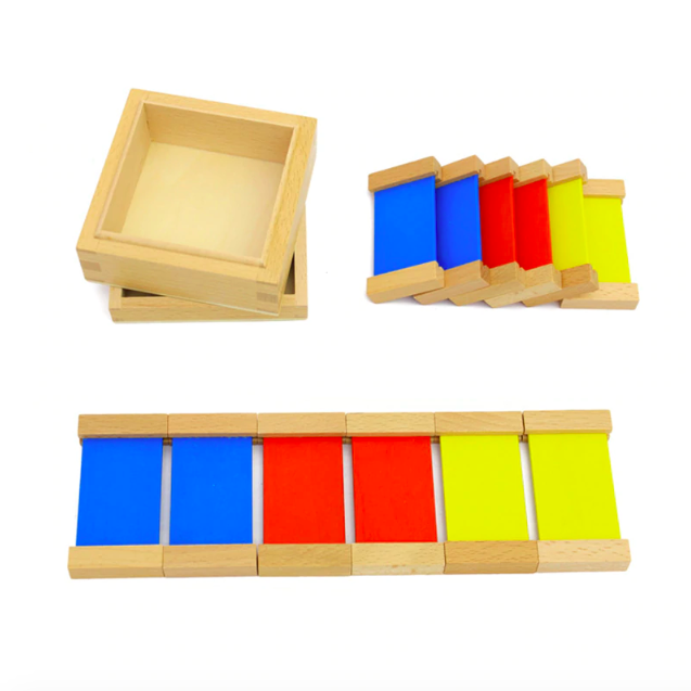 Montessori Colour Box 1 - Primary Colour Tablets - Vue 2