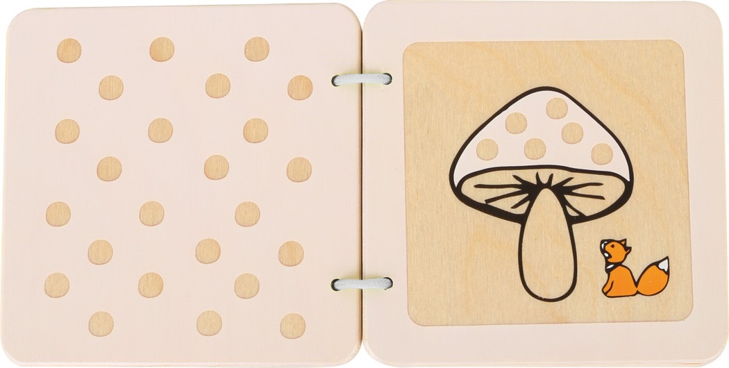 Livre bébé en bois - Les motifs dessins - Vue 3
