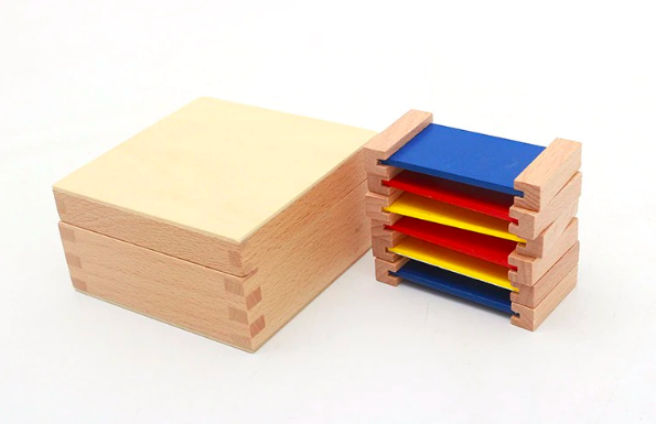 Montessori Colour Box 1 - Primary Colour Tablets - Vue 3