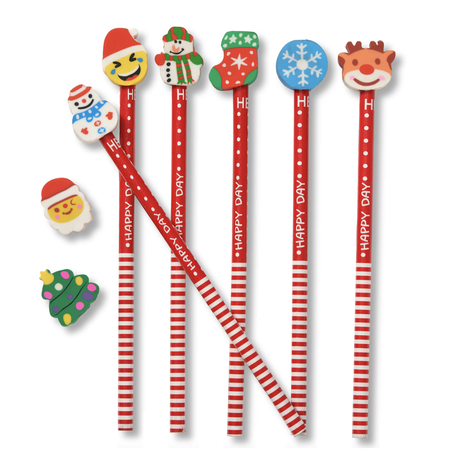 Festive Holiday Christmas Writing & Colouring Pencil