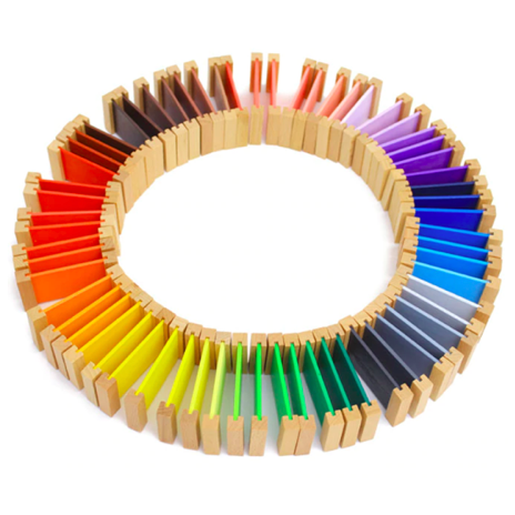Montessori Colour Tablets Box - 63 Shades Chromatic Set - Vue 9