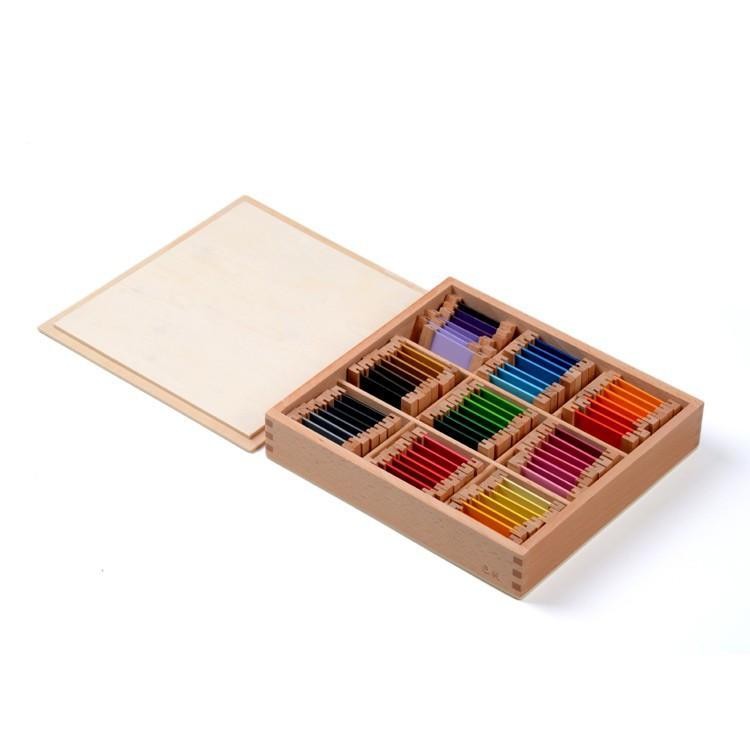 Montessori Colour Tablets Box - 63 Shades Chromatic Set - Vue 4