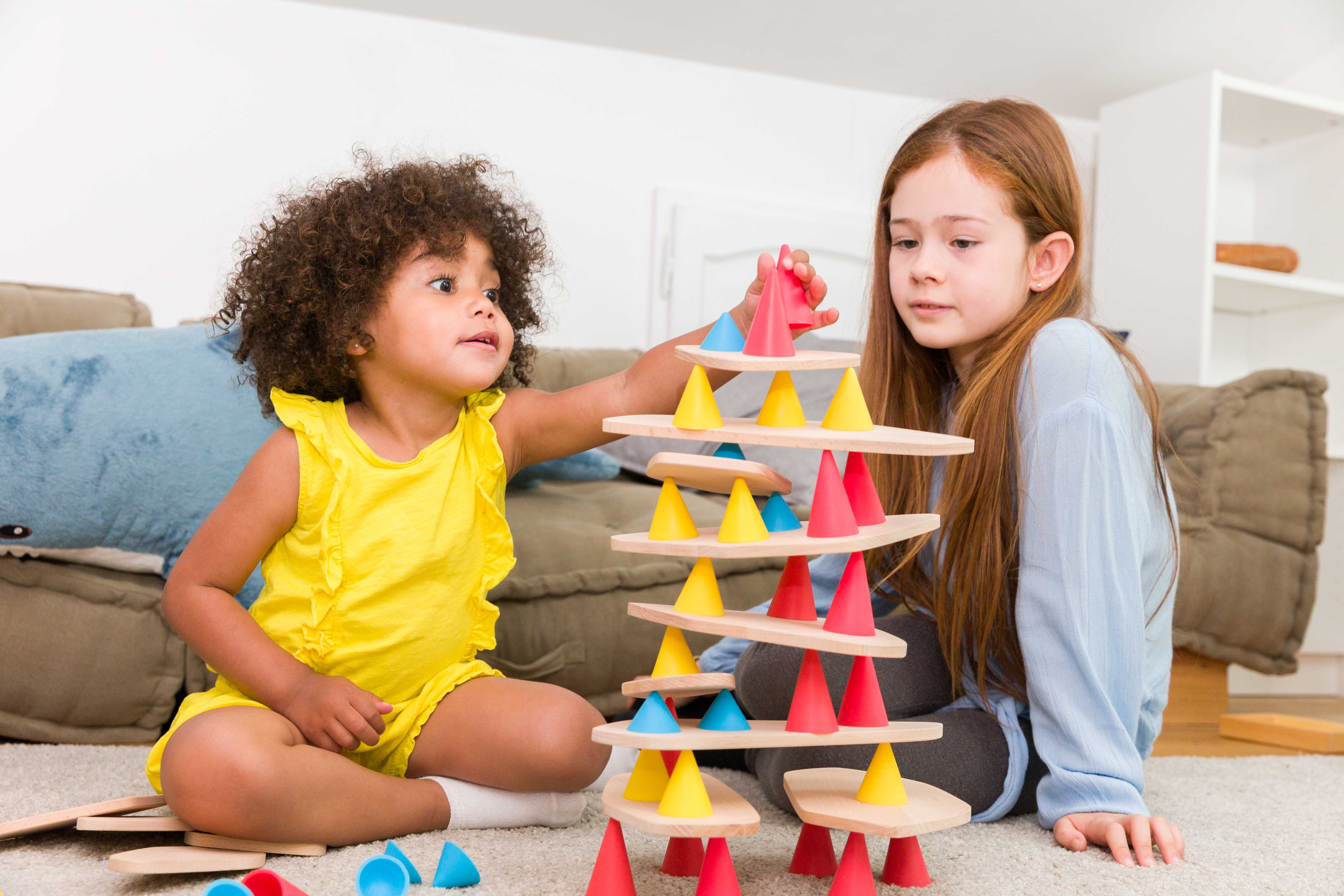 Piks Oppi Creative Balance & Silicone Cone Construction Set - Vue 5