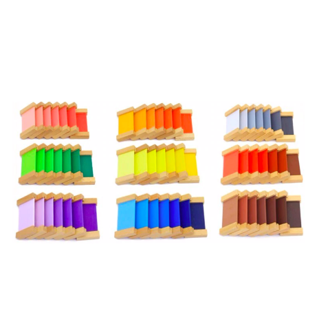 Montessori Colour Tablets Box - 63 Shades Chromatic Set - Vue 8