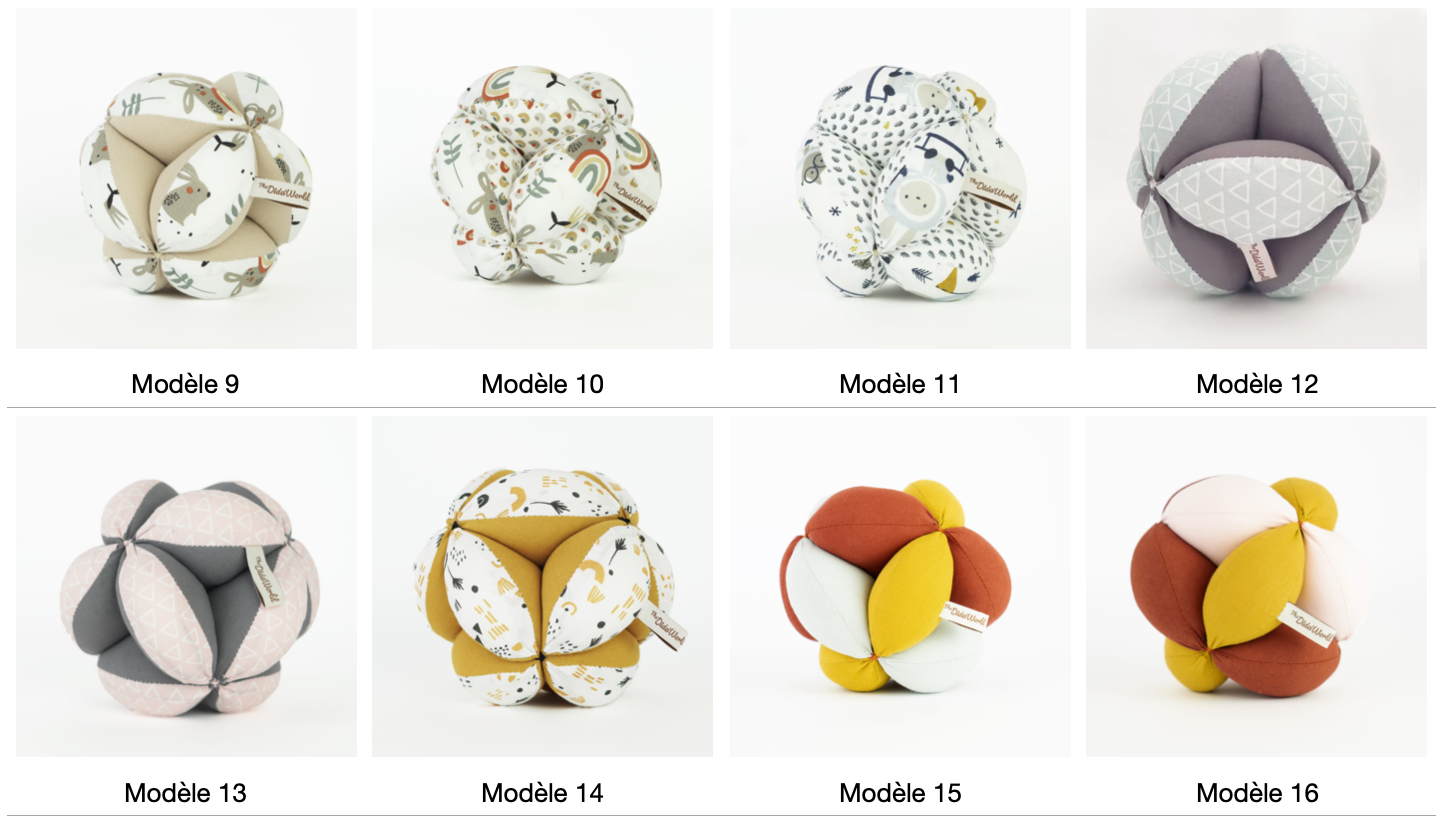 Montessori Grasping Ball with Gentle Inner Chime Bell - Vue 27