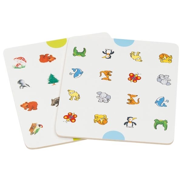 Wooden Animals & Space Symbols Memory Matching Game - Vue 3