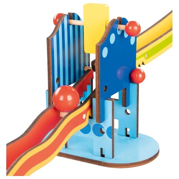 Castle Wooden Marble Run Ball Slide - Endless Building - Vue 5