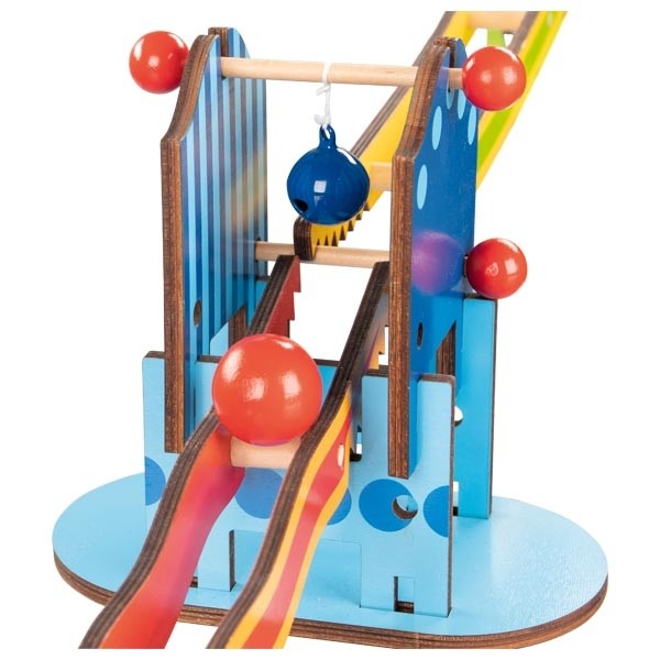 Castle Wooden Marble Run Ball Slide - Endless Building - Vue 6