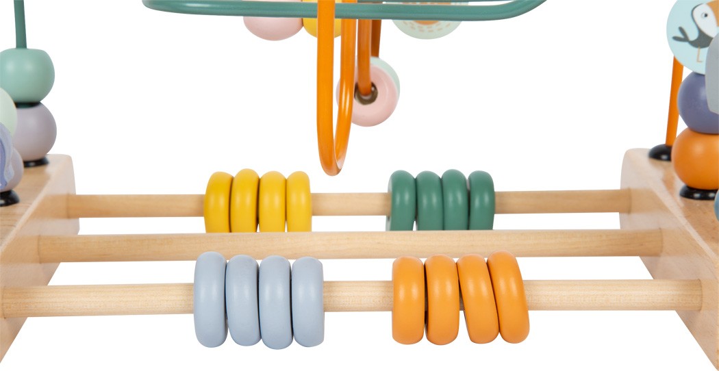 Safari Wooden Motor Skills Activity Bead Maze - Vue 8