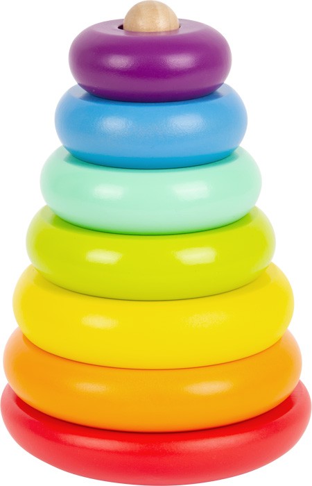 Montessori Wooden Rainbow Stacking Arches Toy
