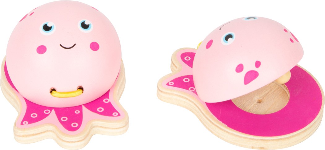 Children's Wooden Sea Animal Castanets - Vue 5