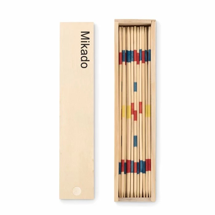 Classic Wooden Mikado Pick-Up Sticks Game