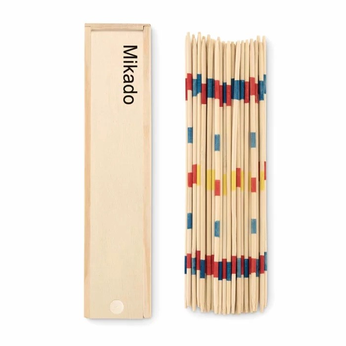 Classic Wooden Mikado Pick-Up Sticks Game - Vue 4