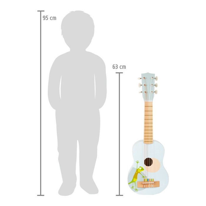 Children's Frog Wooden Toy Guitar - 63 cm - Vue 12