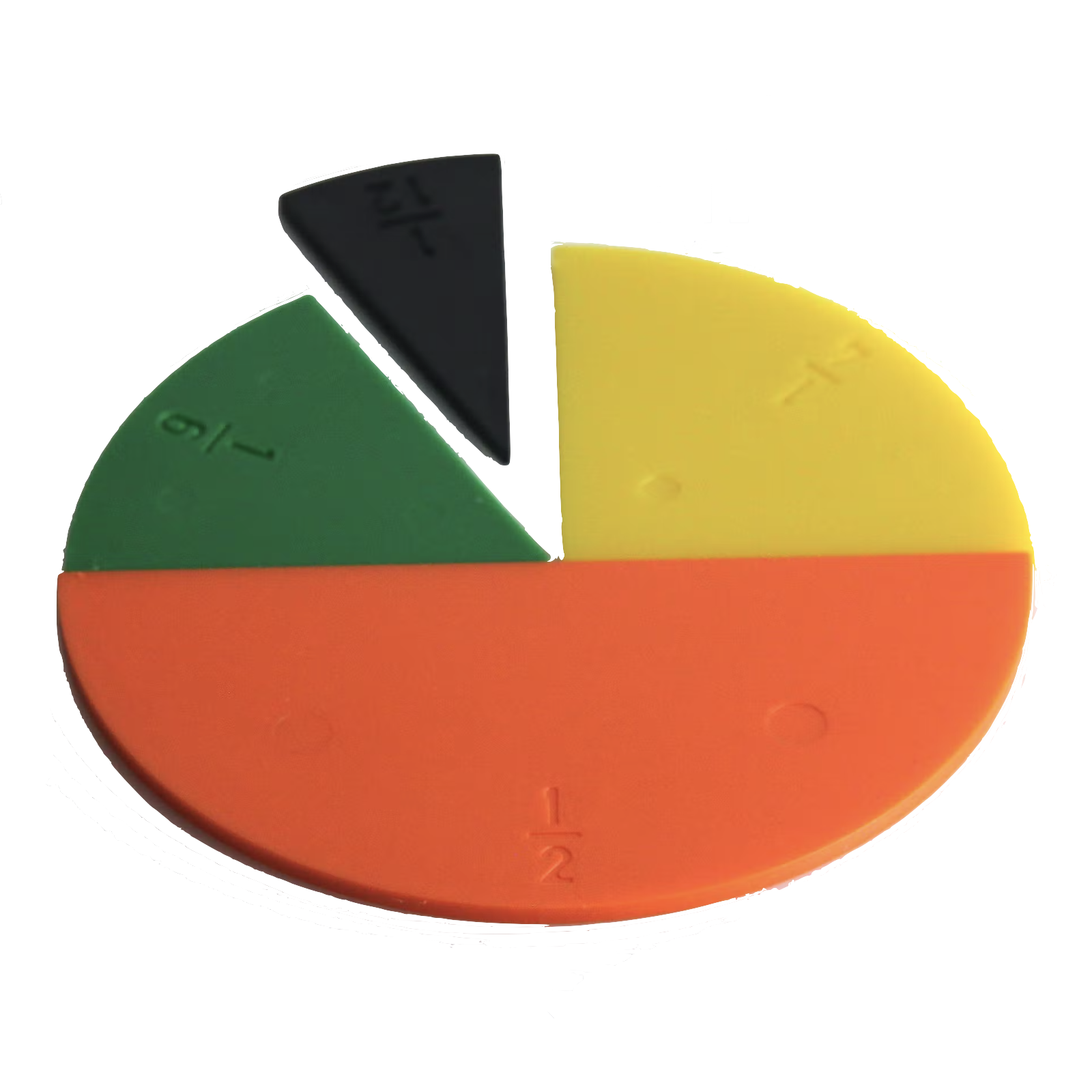 Montessori Wooden Fraction Calculator Learning Board - Vue 3