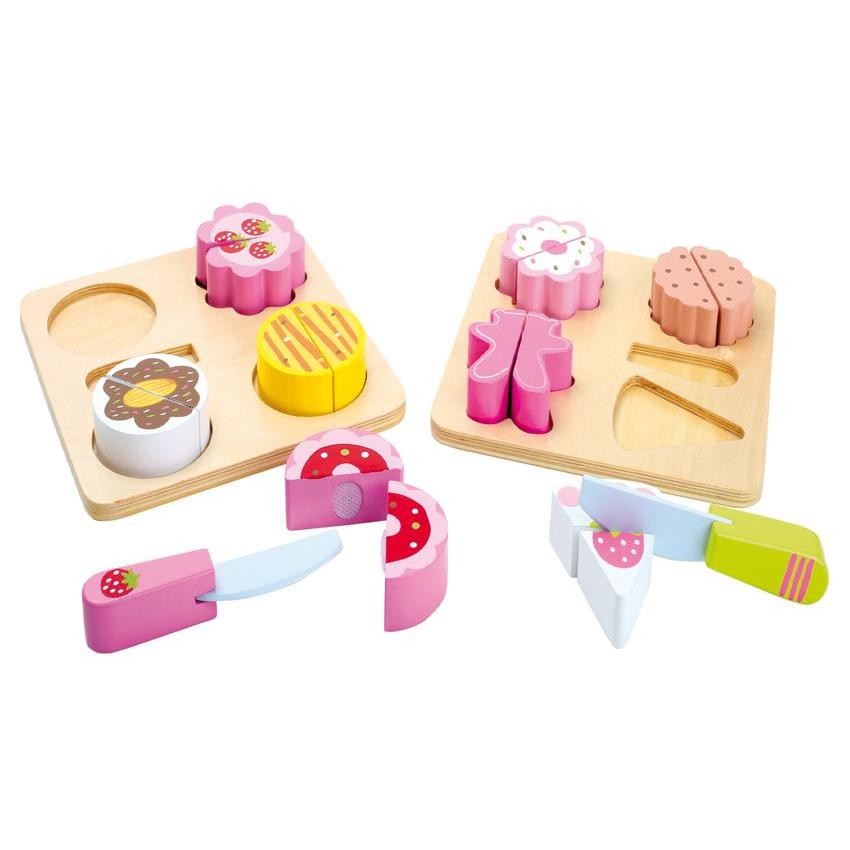 Wooden Slicing Fruit Tartlet Play Food Toy - Vue 2