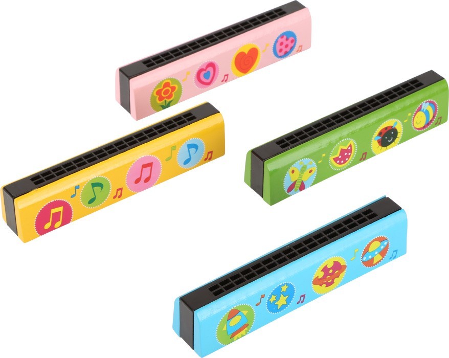 Wooden Harmonica for Children - Early Music Instrument