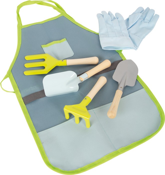 Little Gardener Set: Waterproof Apron, Gloves & Tools - Vue 3