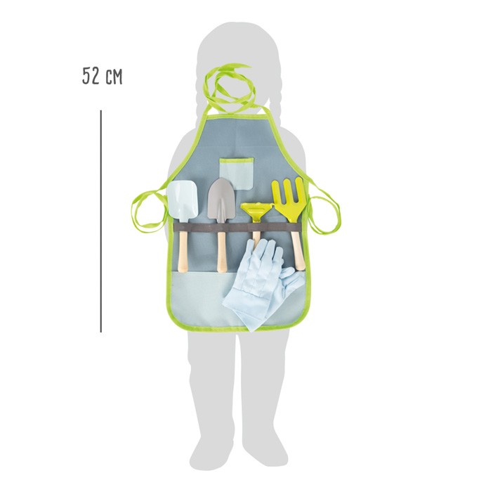 Little Gardener Set: Waterproof Apron, Gloves & Tools - Vue 11