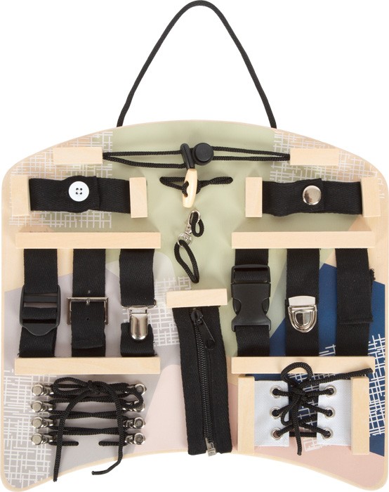 Montessori Dressing & Shoe Lacing Practice Board
