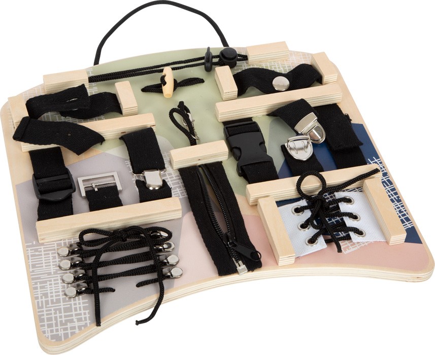 Montessori Dressing & Shoe Lacing Practice Board - Vue 3