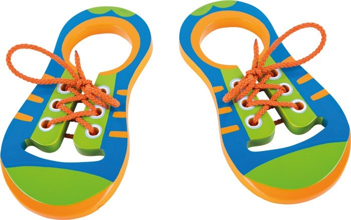Zapato de aprendizaje con cordones