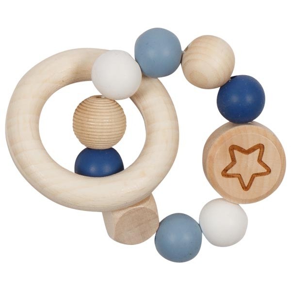 Blue Star Teething Ring