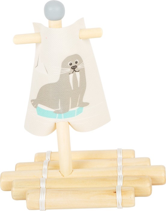 Montessori Floating Walrus Raft Bath Toy