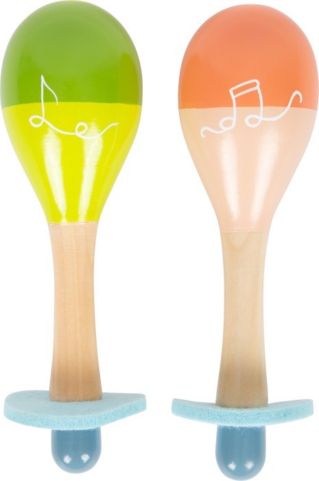 Handcrafted Wooden Musical Maracas - Vue 5