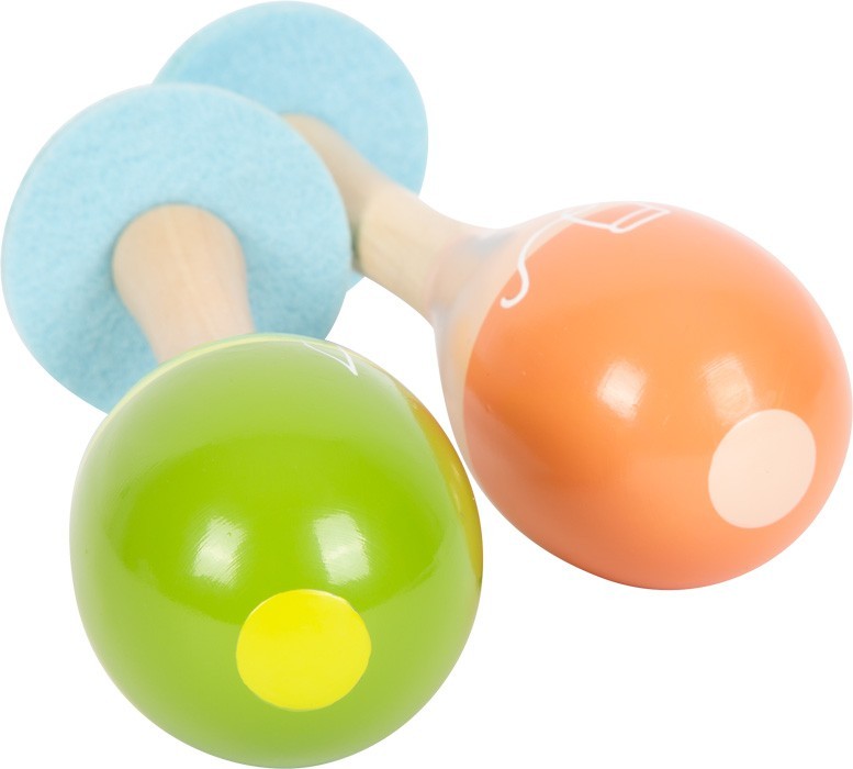 Handcrafted Wooden Musical Maracas - Vue 9