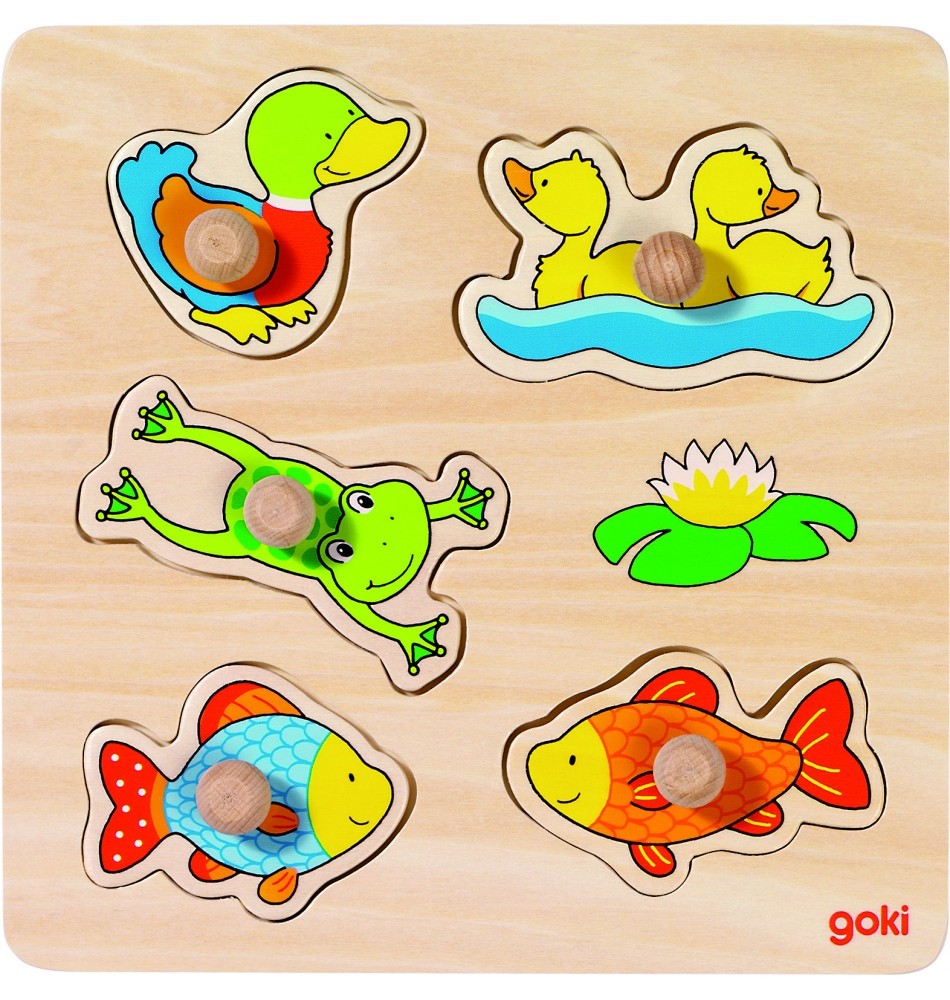 5-Piece Wooden Knob Inset Puzzle - Vue 6