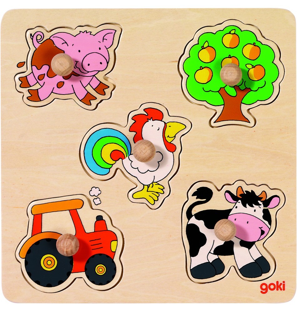 5-Piece Wooden Knob Inset Puzzle - Vue 8