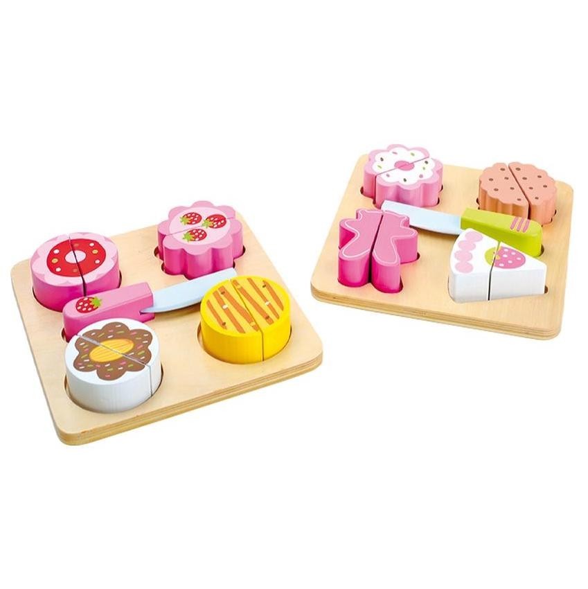 Wooden Slicing Fruit Tartlet Play Food Toy