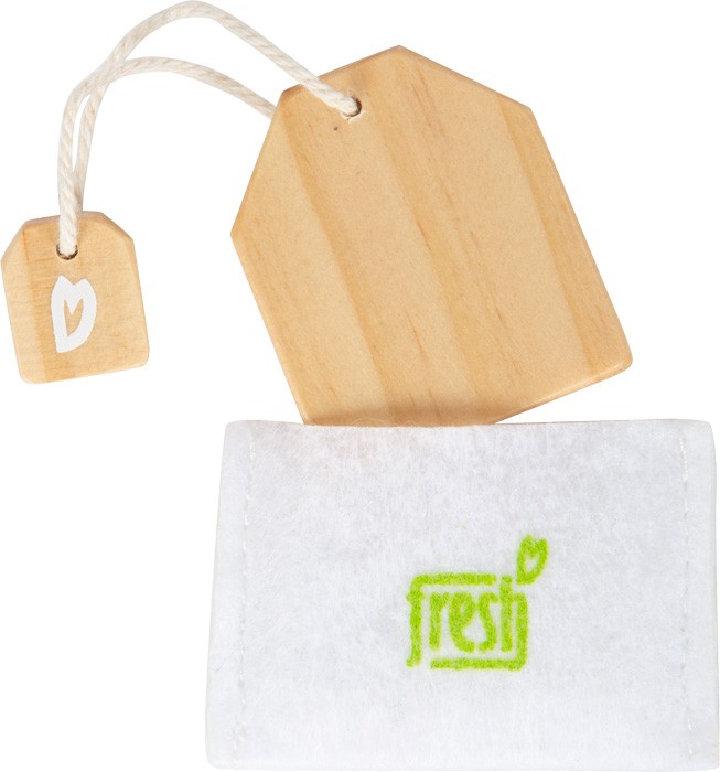 Wooden Market Grocery Bag with Play Food Essentials - Vue 4