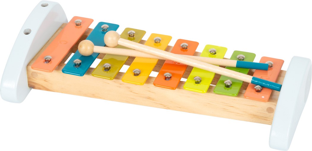 Baby Wooden Xylophone Glockenspiel - Pure White Tone