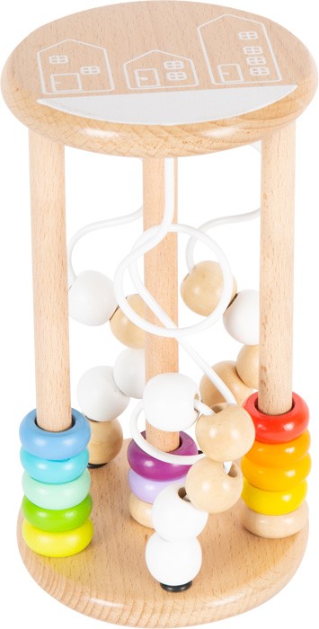 Rainbow Wooden Activity Play House - Locks & Shapes Sorter