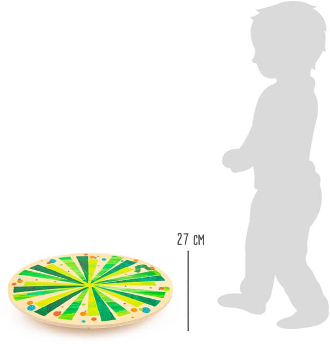 Natural Wooden Curved Wobble Balance Board - Vue 6